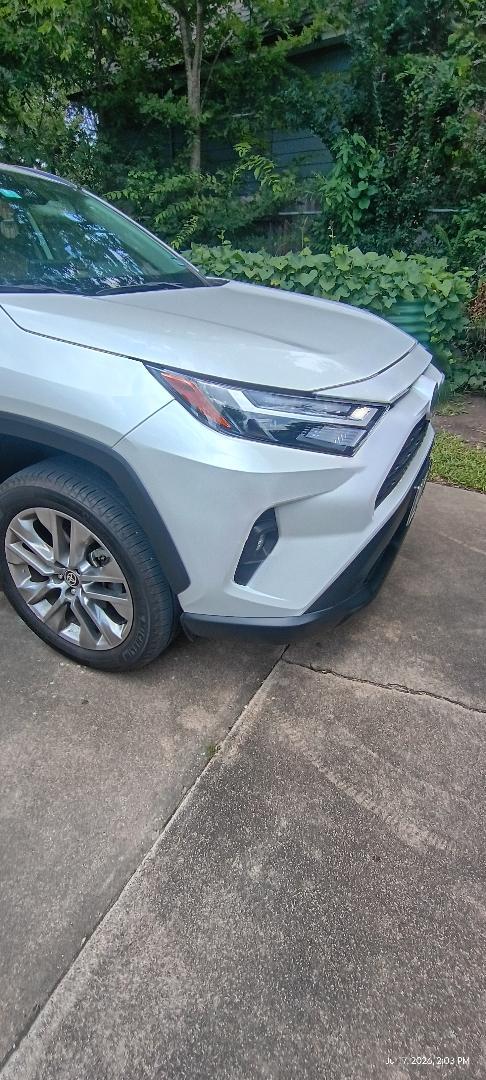 After — dent repaired